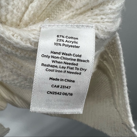 Talbots sweater poncho shrug large - Picture 9 of 9